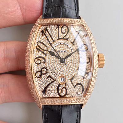 20180526115307553797 Franck Muller 8880 SC DT Rose Gold Diamonds Dial Replica Watch - UK Replica