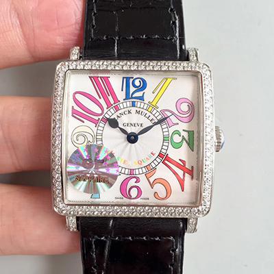 20180526142757197726 Franck Muller Master Square Ladies 6002 M QZ D White Dial GF Factory Replica Watch - UK Replica