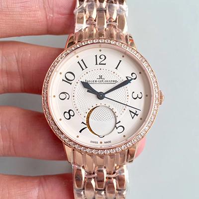 20180529142422950524 Jaeger-LeCoultre Rendez-Vous 3612420 Rose Gold Case White Dial Replica Watch - UK Replica