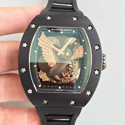 20180601162227027298 Richard Mille RM023 Rose Gold Eagle Skeleton Dial Replica Watch - UK Replica
