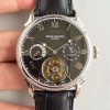 20180619120243500402 Patek Philippe Tourbillon Moonphase Black Dial Replica Watch - UK Replica