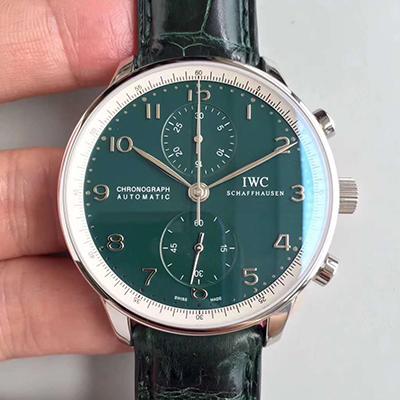 20180628175151143434 IWC Portugieser Chronograph Edition 150 Years IW371601 Green Dial YL Factory Replica Watch - UK Replica