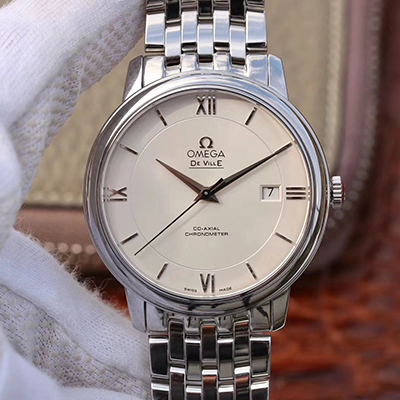 20180726113510090925 Omega De Ville Prestige 424.10.40.20.02.003 MKS Factory White Dial Replica Watch - UK Replica
