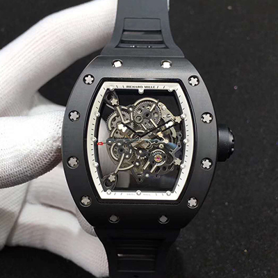 20180803152539807057 Richard Mille RM055 KV Factory Ceramic White Skeleton Dial Replica Watch - UK Replica