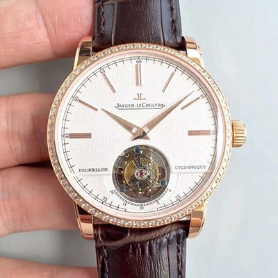 20180804111321717935 Jaeger-LeCoultre Master Ultra Thin Tourbillon Q1322410 Beige Dial Replica Watch - UK Replica