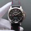 20180810112504213445 Panerai Luminor Marina 1950 PAM727 Americas Cup 2017 ZF Factory Black Leather Strap Black Dial Replica Watch - UK Replica