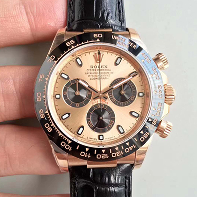 20180810165419133921 Rolex Daytona Cosmograph 116515LN Noob Factory Champagne Dial Replica Watch - UK Replica