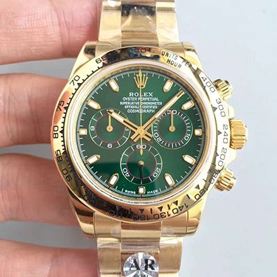 20180810172828743027 Rolex Daytona Cosmograph 116508 AR Factory Green Dial Replica Watch - UK Replica