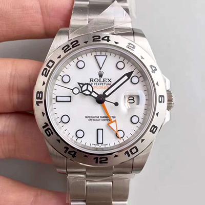 20180811153930947091 Rolex Explorer II 216570 2018 Noob Factory White Dial Replica Watch - UK Replica