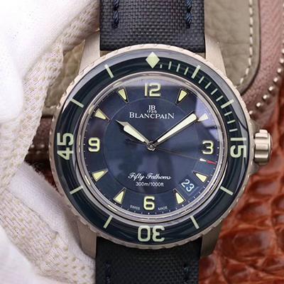 20180813150858770875 Blancpain Fifty Fathoms 5015 12B40 O52 ZF Factory Blue Dial Replica Watch - UK Replica
