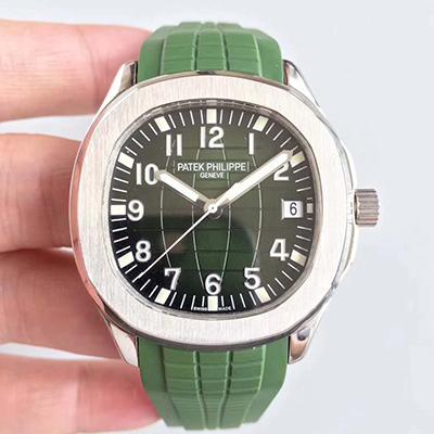 20180814100911560829 Patek Philippe Aquanaut Jumbo 5167A PF Factory Green Dial Replica Watch - UK Replica