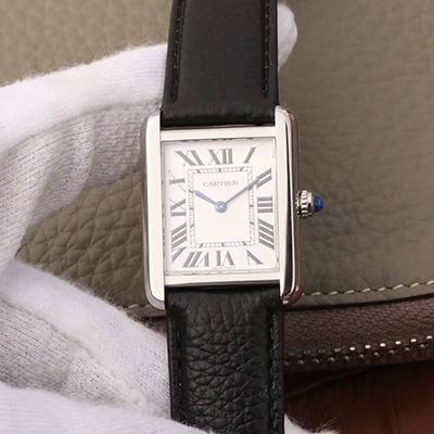 20180814115231033573 Cartier Tank Solo Ladies 31MM WSTA0030 JF Factory Silver Dial Replica Watch - UK Replica