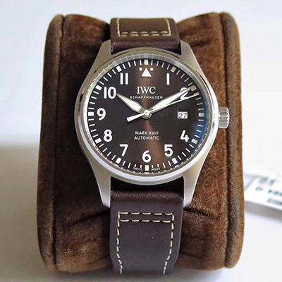 20180822104008060845 IWC Pilot Mark XVIII Antoine De Saint Exepury IW327003 Chocolate Dial MKS Factory Replica Watch - UK Replica