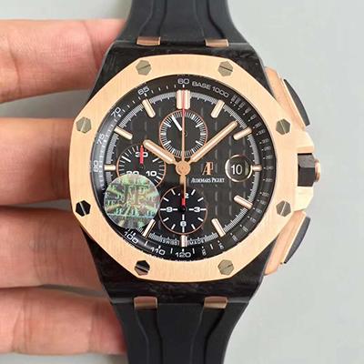 20180822173414380246 Audemars Piguet Royal Oak Offshore QE2 Cup 2016 26406FR.OO.A002CA.01 JF Factory V5 Black Dial Replica Watch - UK Replica