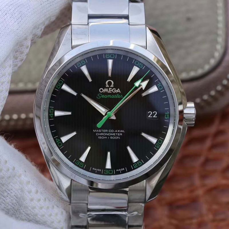 20181007155810883259 Omega Seamaster Aqua Terra 150M Master Golf Edition 231.10.42.21.01.004 VS Factory Black Dial Replica Watch - UK Replica