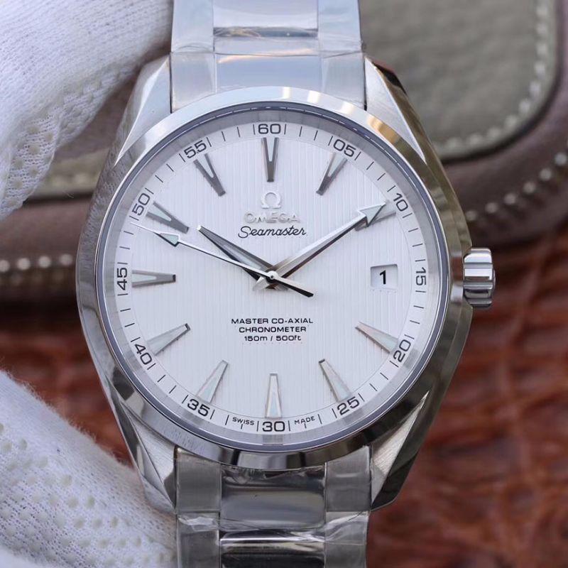 20181011161344897791 Omega Seamaster Aqua Terra 150M Master Co-Axial 231.10.42.21.02.003 VS Factory White Dial Replica Watch - UK Replica