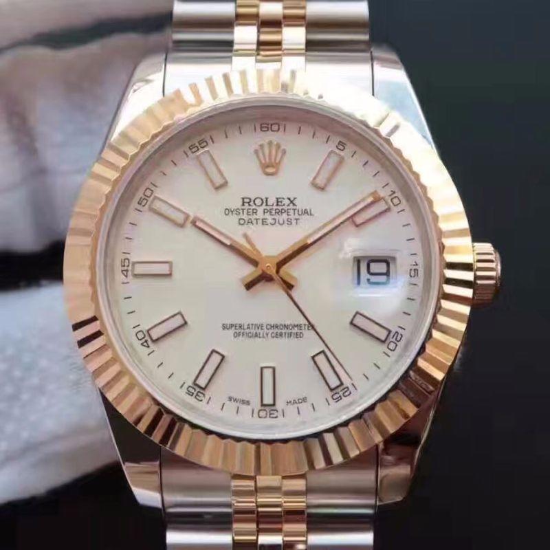 20181015114519623529 Rolex Datejust 41 126333-006 White Dial Replica Watch - UK Replica