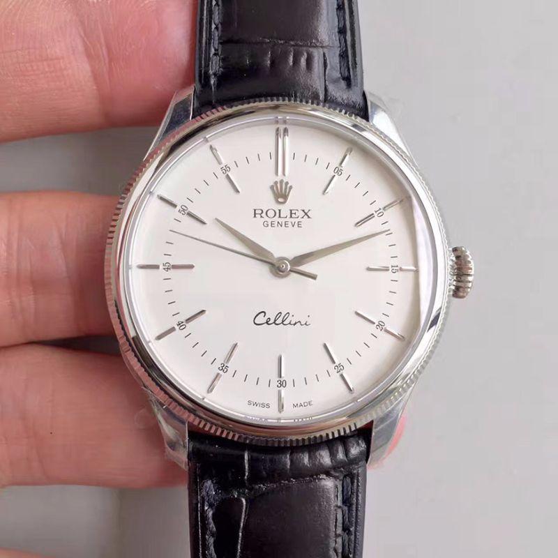 20181015175811977356 Rolex Cellini 50509 White Dial MKS Factory V4 Replica Watch - UK Replica