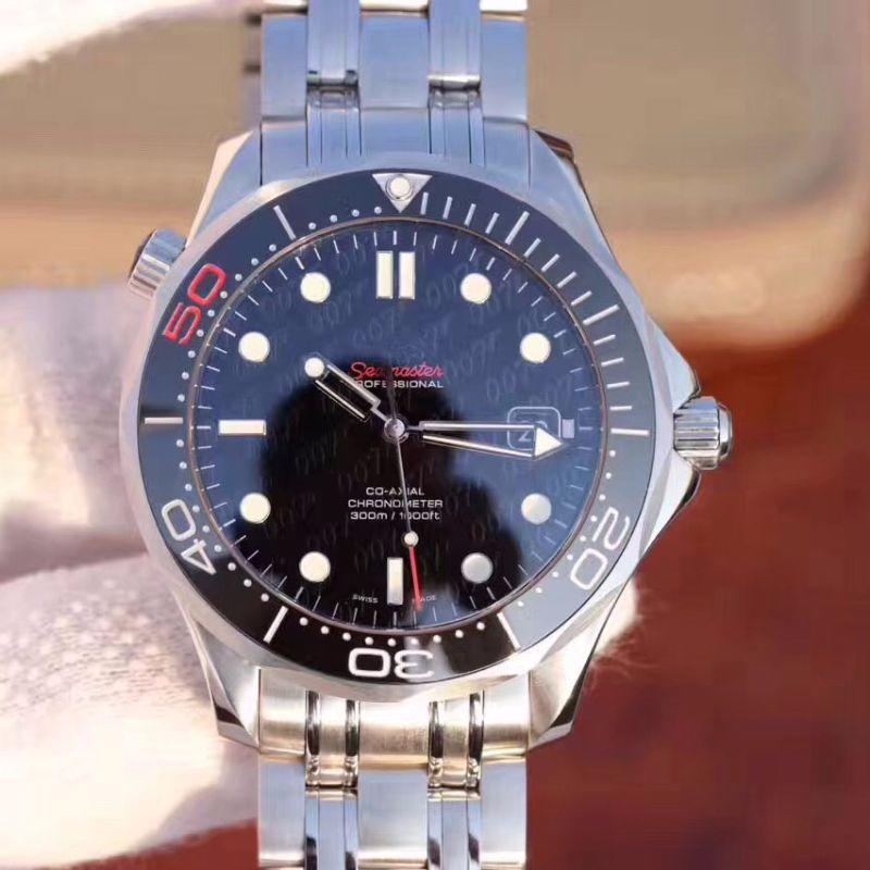 20181016151024043457 Omega Seamaster 300M James Bond 007 50th Anniversary 212.30.41.20.01.005 MKS Factory Black Dial Replica Watch - UK Replica