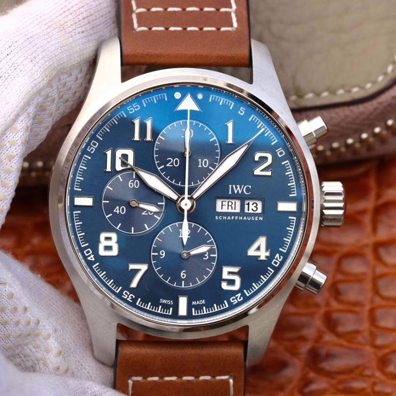 20181016163203013356 IWC Pilot Chronograph Edition Le Petit Prince IW377714 ZF Factory Blue Dial Replica Watch - UK Replica