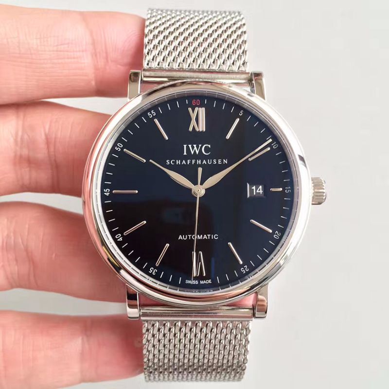 20181017103620750088 IWC Portofino Automatic IW356506 MKS Factory Black Dial Replica Watch - UK Replica