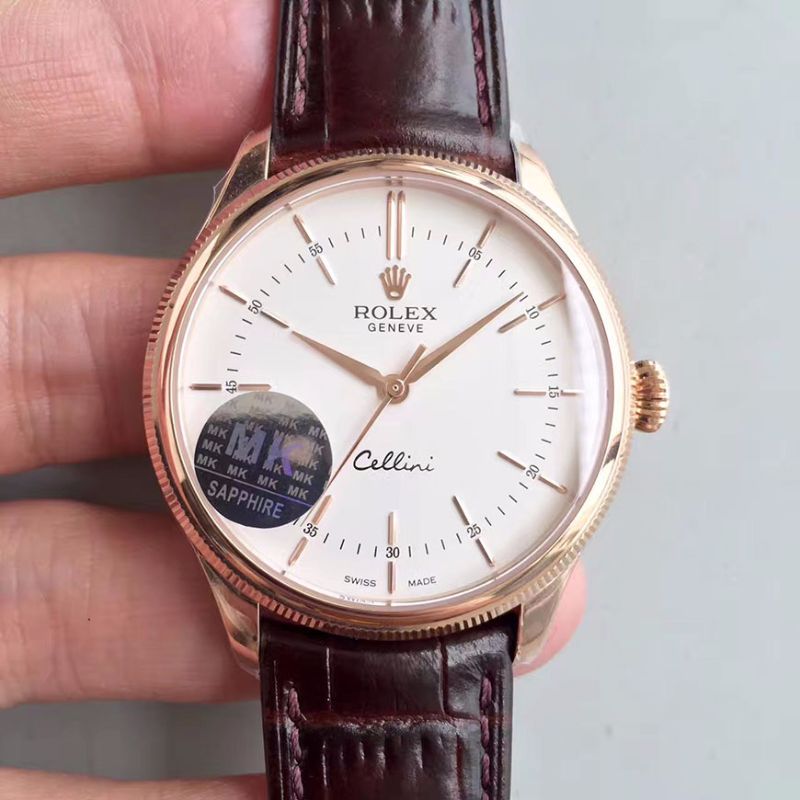 20181017110520390144 Rolex Cellini 50505 MKS Factory V4 White Dial Replica Watch - UK Replica