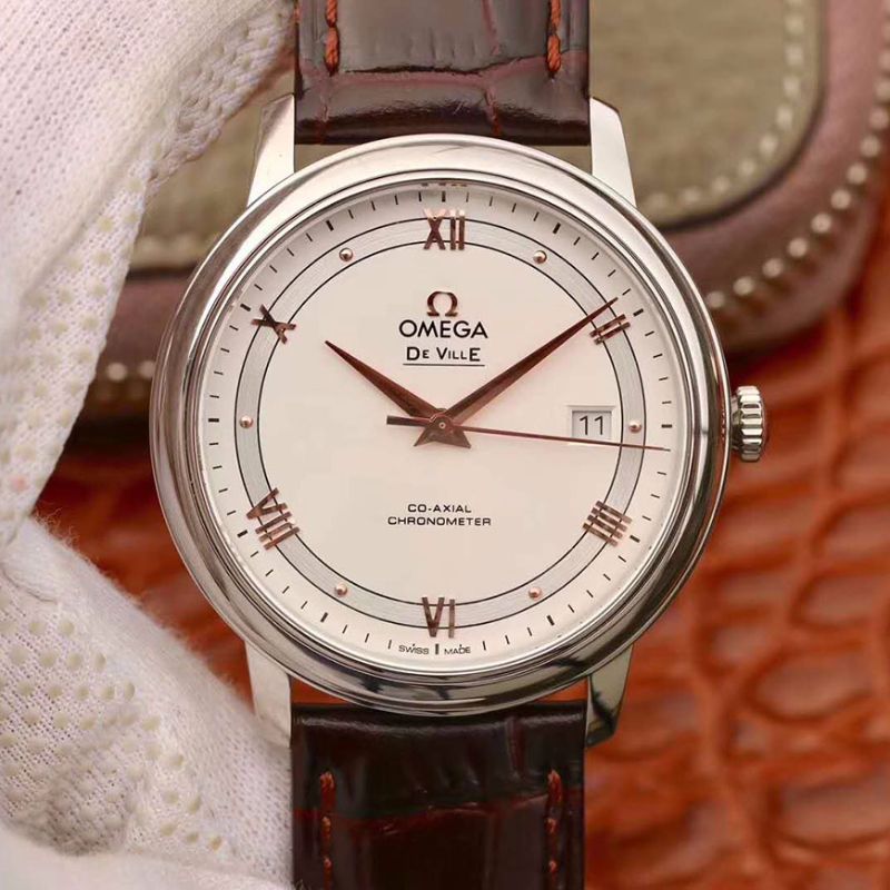 20181023093440760214 Omega De Ville Prestige 424.13.40.20.02.002 MKS Factory White Dial Replica Watch - UK Replica