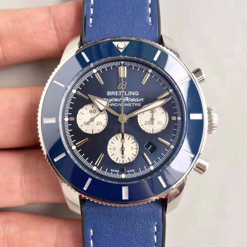 Breitling Superocean Heritage II Chronograph 44 AB0162161C1A1 GF Factory Blue Dial Replica Watch Breitling Superocean Heritage II Chronograph 44 AB0162161C1A1 GF Factory Blue Dial Replica Watch