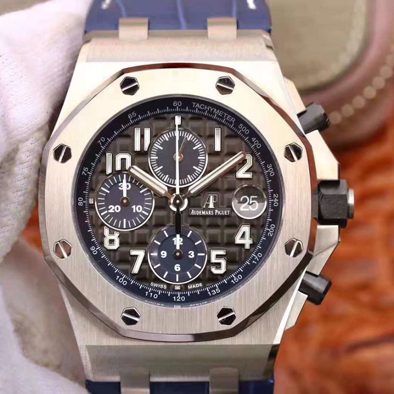 20181027110048410999 Audemars Piguet Royal Oak Offshore Chronograph 2018 SIHH 26470 JF Factory V2 Black Textured Dial Replica Watch - UK Replica