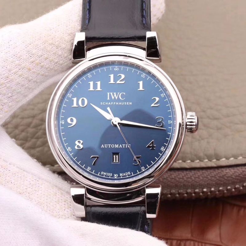 20181030135739287244 IWC Da Vinci Automatic IW356601 MKS Factory Blue Dial Replica Watch - UK Replica