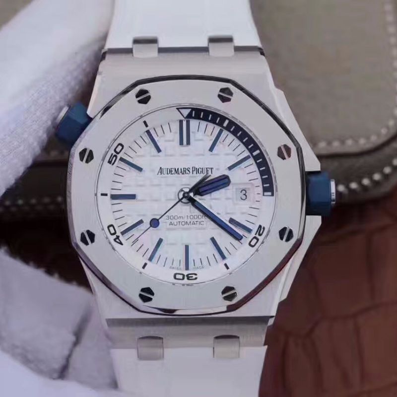 20181101143134947019 Audemars Piguet Royal Oak Offshore Diver 15710ST.OO.A010CA.01 JF Factory White Dial Replica Watch - UK Replica
