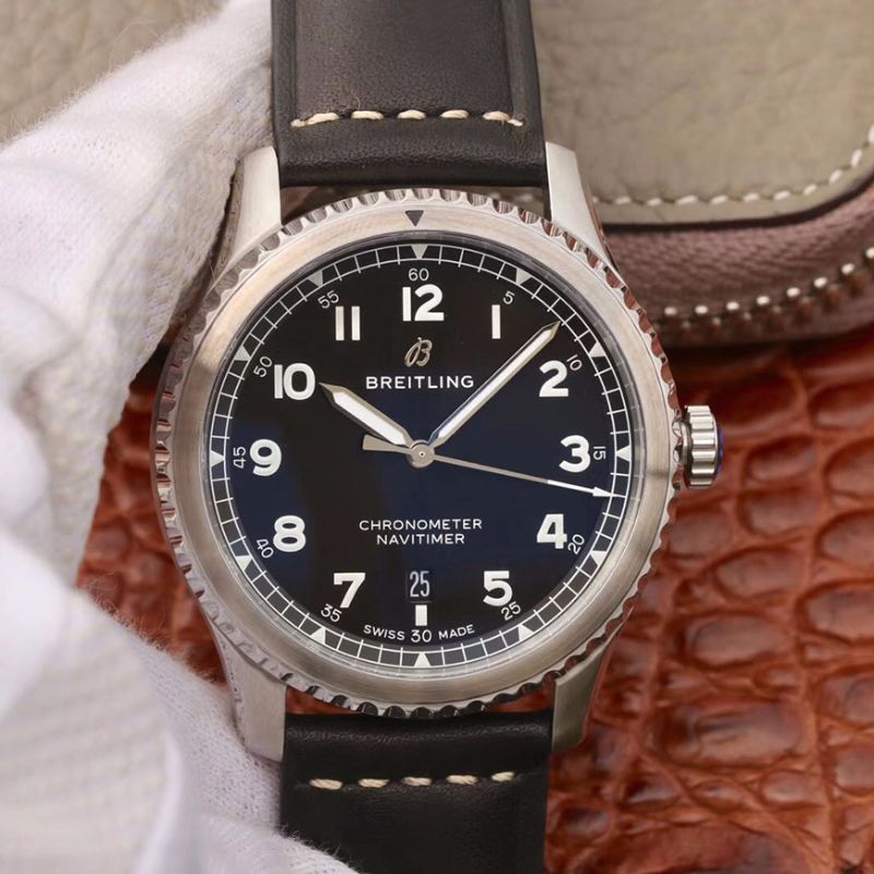 20181103140550817638 Breitling Navitimer 08 A17314101B2X1 41MM ZF Factory Black Dial Replica Watch - UK Replica