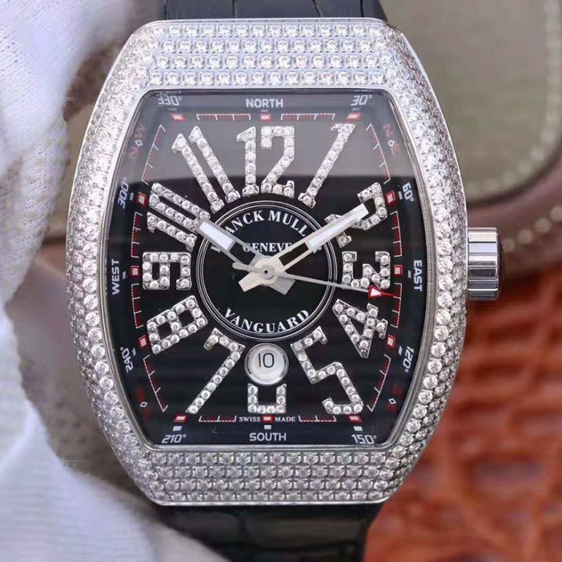 20181113101718730953 Franck Muller Vanguard V45.SC.DT.D.NBR.CD.5N.NR Black Dial Replica Watch - UK Replica