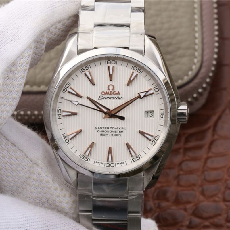 20181203104142060757 Omega Seamaster Aqua Terra 231.13.42.21.02.003 VS Factory White Dial Replica Watch - UK Replica
