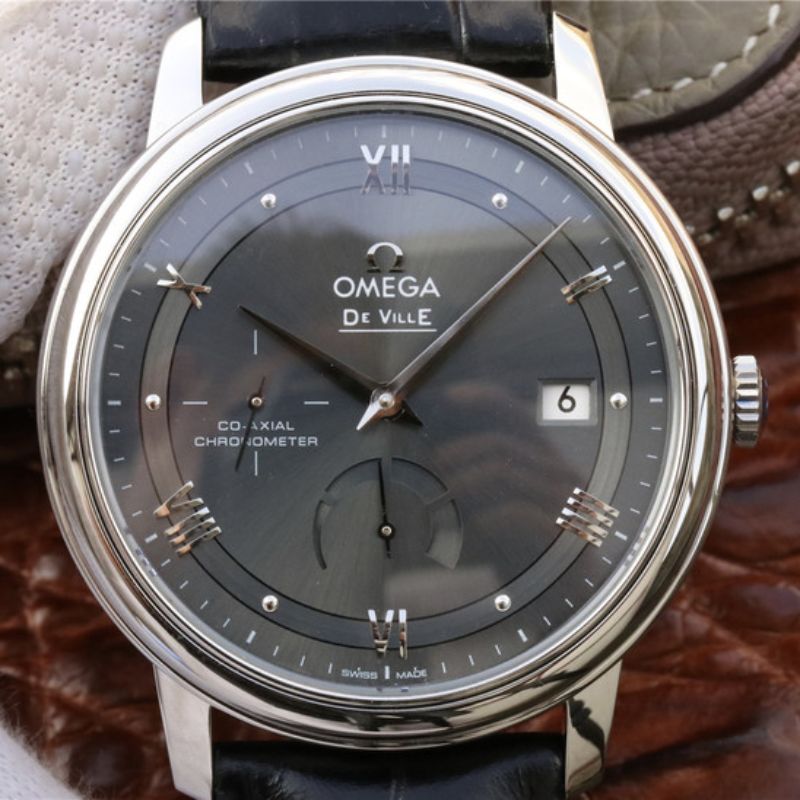 20181203111320783076 Omega De Ville Prestige 424.13.40.21.06.001 TW Factory Gray Dial Replica Watch - UK Replica