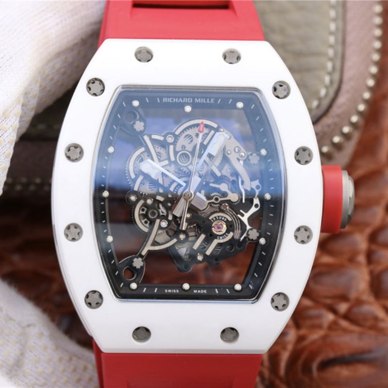 20181203135759253537 Richard Mille RM055 Red Strap KV Factory Skeleton Dial Replica Watch - UK Replica