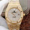 20181206114101347913 Audemars Piguet Royal Oak 15400.OR01 Diamonds Dial Replica Watch - UK Replica
