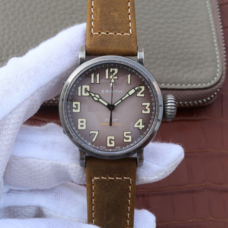 20181207160433570796 Zenith Pilot 11.1940.679/91.C807 XF Factory Anthracite Dial Replica Watch - UK Replica