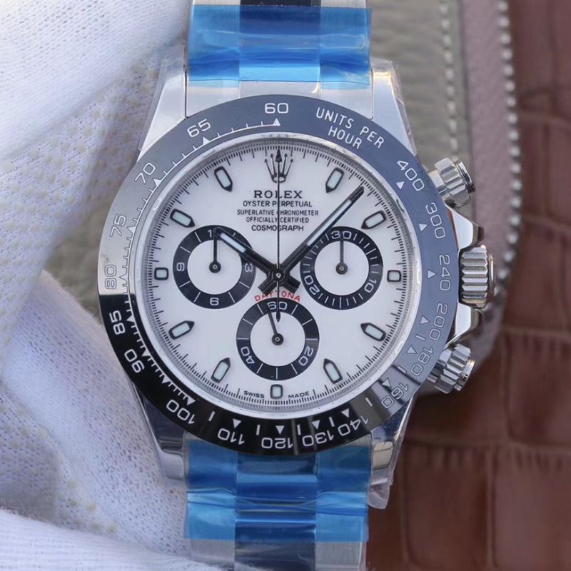 20190104135944463877 Rolex Daytona Cosmograph 116500LN Noob Factory White Dial Replica Watch - UK Replica