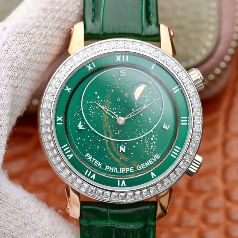 20190124173953357158 Patek Philippe Grand Complications 5102PR TW Factory Green Dial Replica Watch - UK Replica