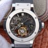 20190220132221467781 Hublot Big Bang Hollow Tourbillon Stainless Steel Case Skeleton Dial Replica Watch - UK Replica