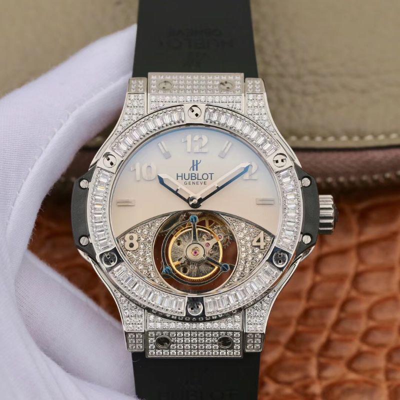 20190330140326493934 Hublot Classic Fusion Tourbillon White Enamel Dial Replica Watch - UK Replica