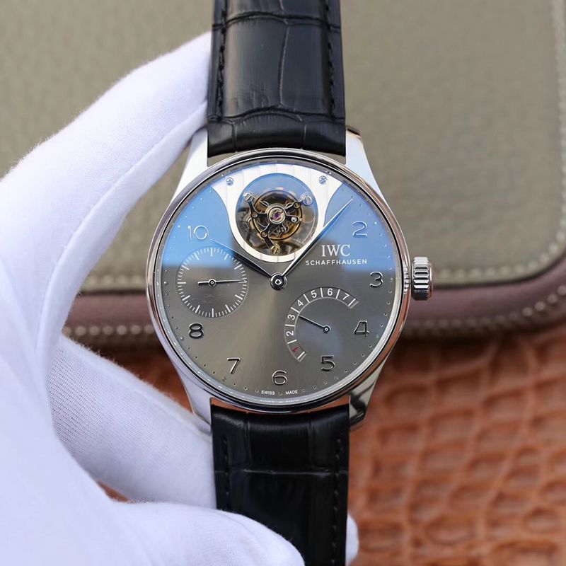 20190401162942083786 ZF Factory IWC Portuguese Tourbillon IW504210 Anthracite Dial Replica Watch - UK Replica