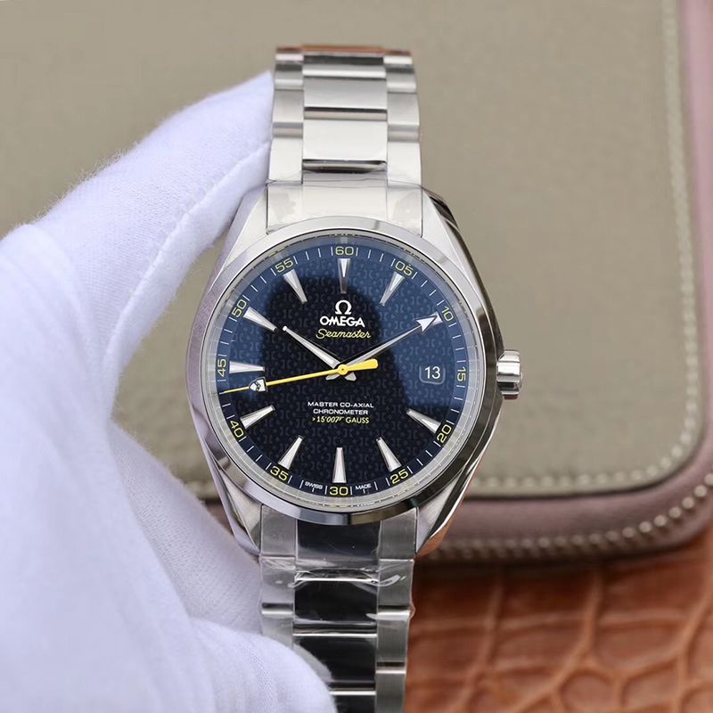 20190404170026197719 Omega Seamaster Aqua Terra 150M 231.10.42.21.03.004 Blue Dial Replica Watch - UK Replica