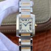 20190409151534383433 Cartier Tank Francaise Ladies W51007Q4 White Dial Replica Watch - UK Replica