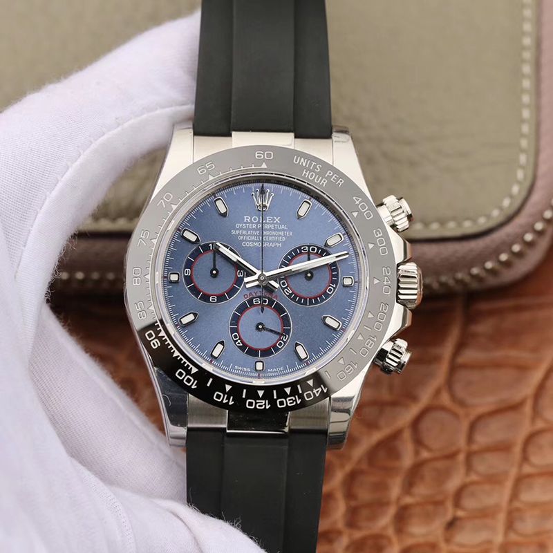 20190426103436343536 Rolex Daytona Cosmograph 116519 Noob Factory Blue Dial Replica Watch - UK Replica