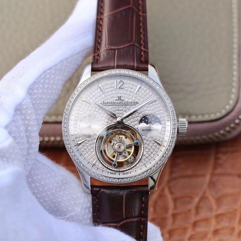 20190429151728000174 Jaeger-LeCoultre Master Complication Functions Tourbillon White Gold Diamonds Dial Replica Watch - UK Replica