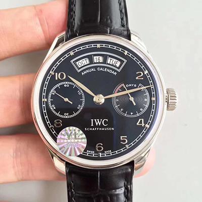 20180518094748873634 IWC Portugieser Annual Calendar IW503502 YL Factory Black Dial Replica Watch - UK Replica
