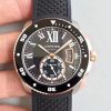20180518104903437064 Calibre De Cartier Diver W7100056 42MM JF Factory Black Dial Replica Watch - UK Replica