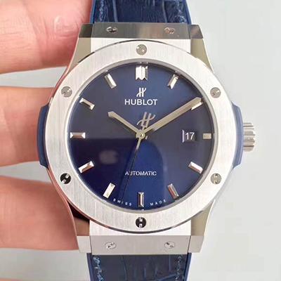 20180518120527790687 Hublot Classic Fusion Titanium Blue 511.NX.7170.LR JJ Factory Blue Dial Replica Watch - UK Replica
